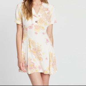 Free People Blue Hawaii Minidress. XS